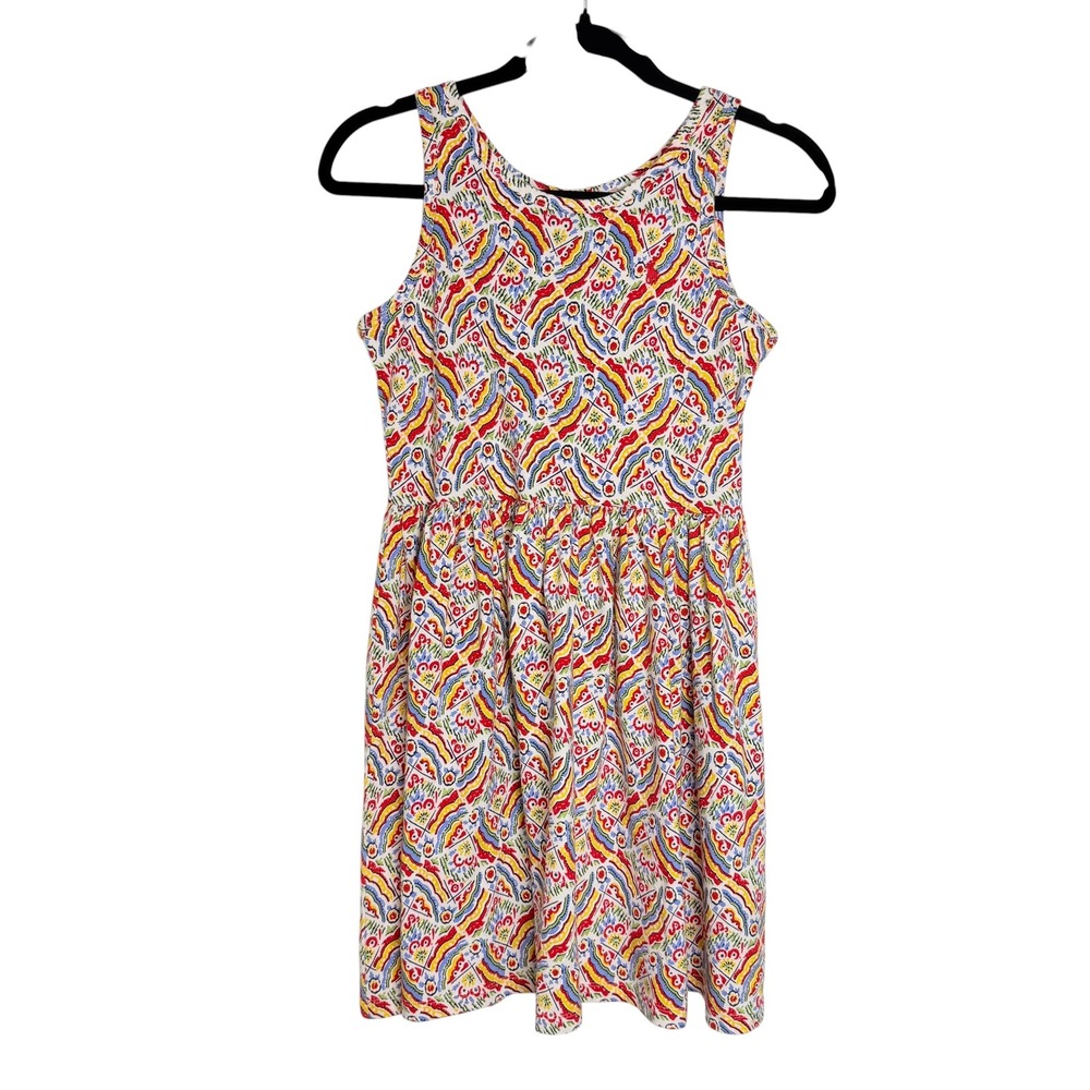 Polo Ralph Lauren Girls Multi Color Paisley Floral Cotton Dress L 12-14 NWT